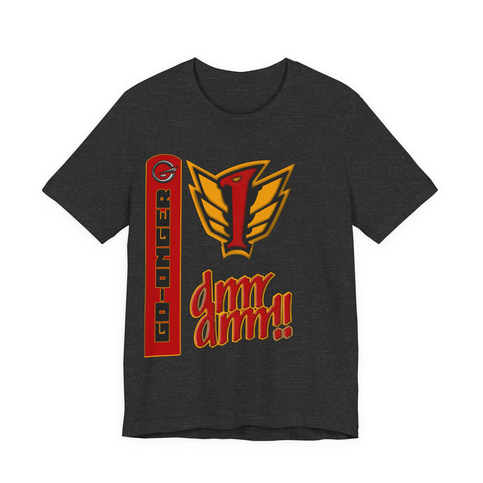 Go-Onger Red Tee Super Sentai T Shirt Custom Graphic Art Cosplay Shirts  Retro Vintage 90s