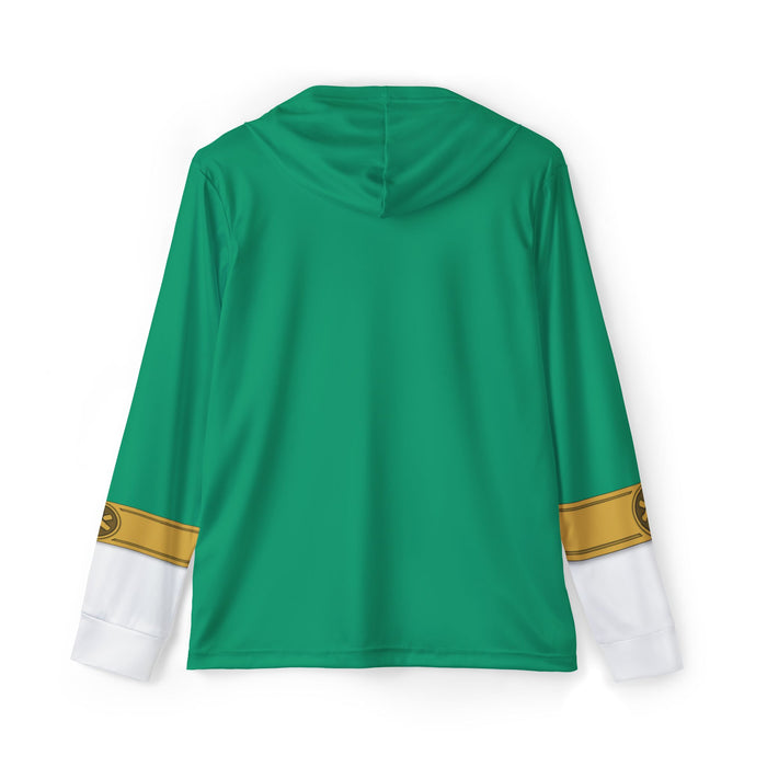 GoGo Five Green Hoodie (Full Print) Lightweight, Breathable, workout, pull over, fitness Hoodie Super Sentai Custom