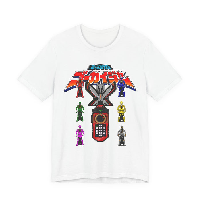 Gokai Change Tee Super Sentai T Shirt Custom Graphic Art Cosplay Shirts Rangers Retro Vintage 90s