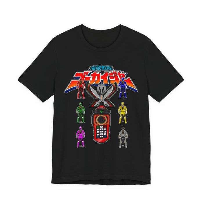 Gokai Change Tee Super Sentai T Shirt Custom Graphic Art Cosplay Shirts Rangers Retro Vintage 90s