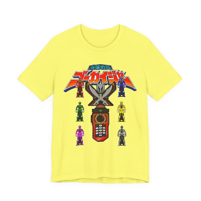 Gokai Change Tee Super Sentai T Shirt Custom Graphic Art Cosplay Shirts Rangers Retro Vintage 90s