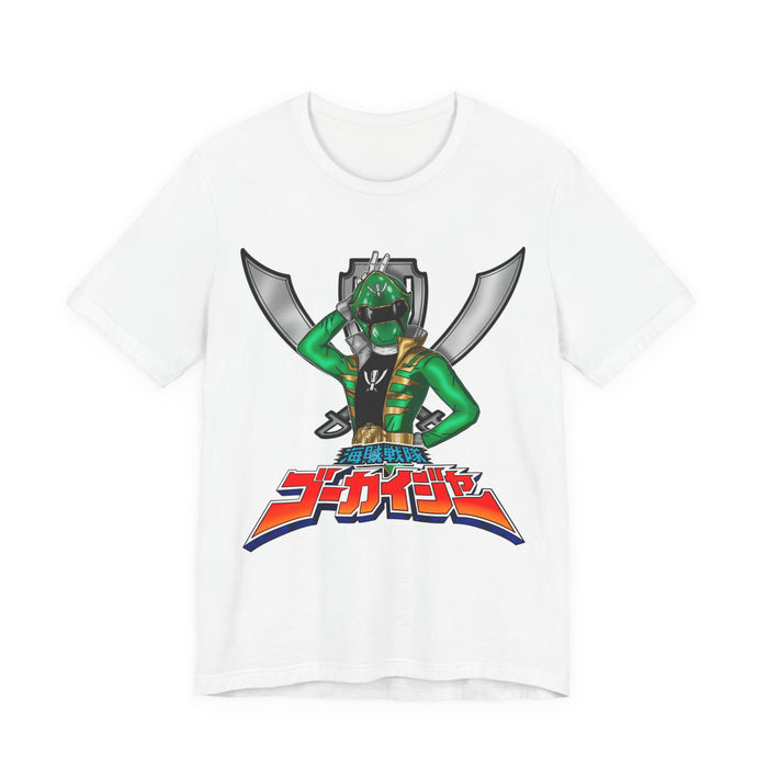 Gokai Green Tee Super Sentai T Shirt Custom Graphic Art Cosplay Shirts Rangers Retro Vintage 90s