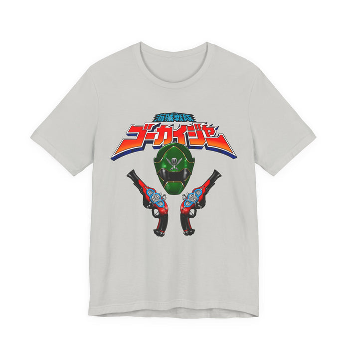 Gokai Green Tee Super Sentai T Shirt Custom Graphic Art Cosplay Shirts Rangers Retro Vintage 90s