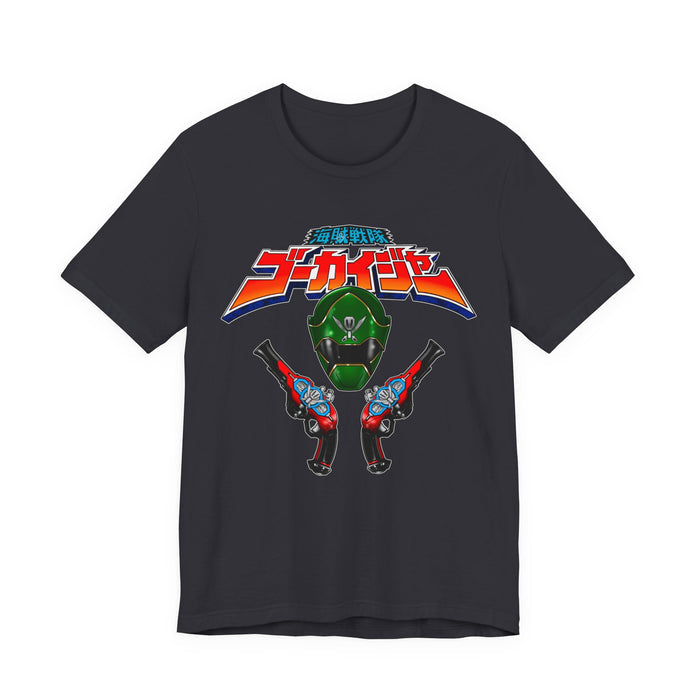Gokai Green Tee Super Sentai T Shirt Custom Graphic Art Cosplay Shirts Rangers Retro Vintage 90s