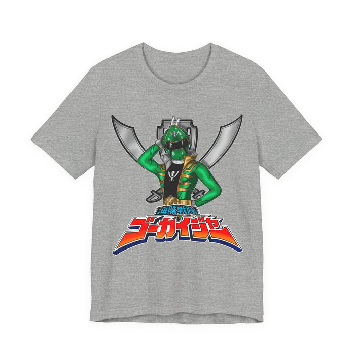 Gokai Green Tee Super Sentai T Shirt Custom Graphic Art Cosplay Shirts Rangers Retro Vintage 90s