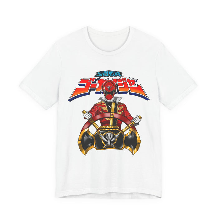 Gokai Helm Tee Super Sentai T Shirt Custom Graphic Art Cosplay Shirts Rangers Retro Vintage 90s