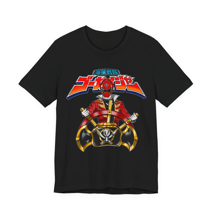 Gokai Helm Tee Super Sentai T Shirt Custom Graphic Art Cosplay Shirts Rangers Retro Vintage 90s