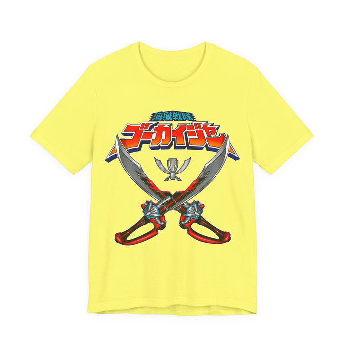 Gokai Saber Tee Super Sentai T Shirt Custom Graphic Art Cosplay Shirts Rangers Retro Vintage 90s