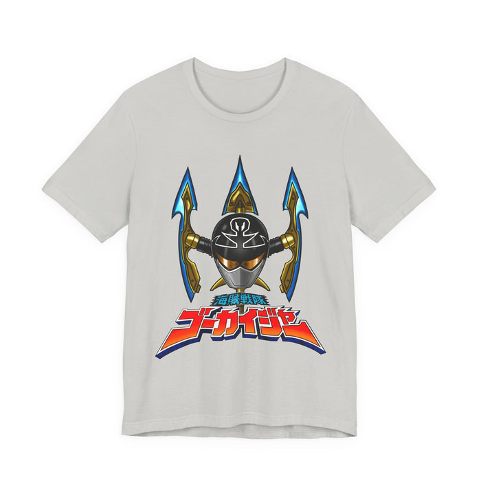 Gokai Silver Helmet Tee Super Sentai T Shirt Custom Graphic Art Cosplay Shirts Rangers Retro Vintage 90s