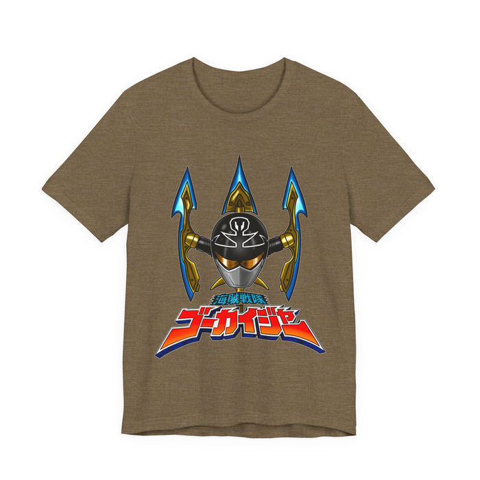 Gokai Silver Helmet Tee Super Sentai T Shirt Custom Graphic Art Cosplay Shirts Rangers Retro Vintage 90s