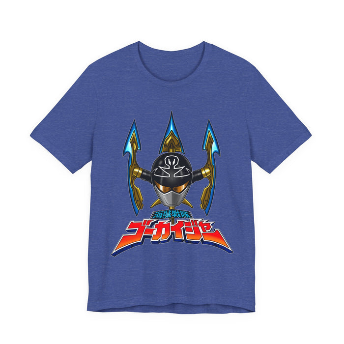 Gokai Silver Helmet Tee Super Sentai T Shirt Custom Graphic Art Cosplay Shirts Rangers Retro Vintage 90s