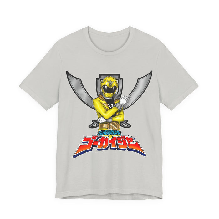 Gokai Yellow Tee Super Sentai T Shirt Custom Graphic Art Cosplay Shirts Rangers Retro Vintage 90s