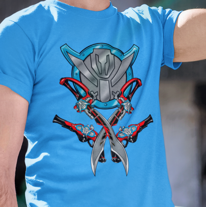 Gokaiger Gokai Gear Tee Super Sentai T Shirt Custom Graphic Art Cosplay Shirts Rangers Retro Vintage 90s