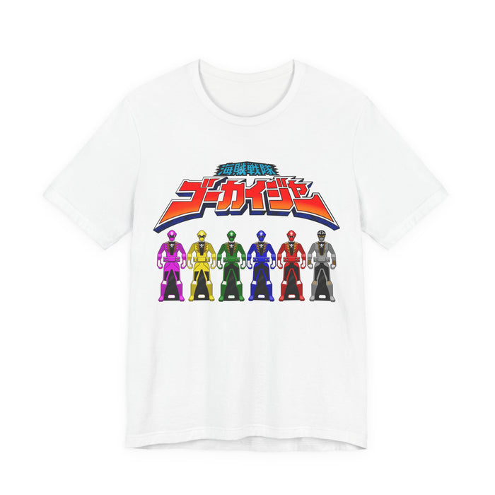 Gokaiger Ranger Keys Tee Super Sentai T Shirt Custom Graphic Art Cosplay Shirts Rangers Retro Vintage 90s