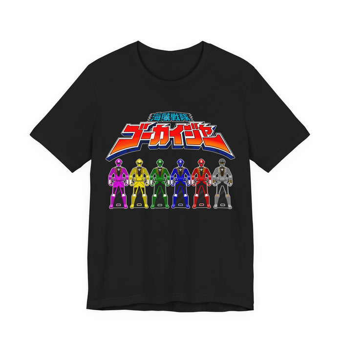 Gokaiger Ranger Keys Tee Super Sentai T Shirt Custom Graphic Art Cosplay Shirts Rangers Retro Vintage 90s