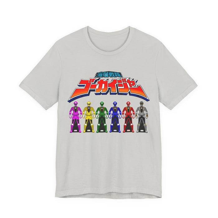 Gokaiger Ranger Keys Tee Super Sentai T Shirt Custom Graphic Art Cosplay Shirts Rangers Retro Vintage 90s