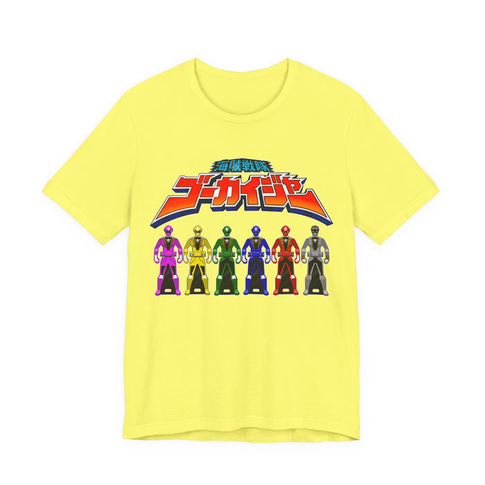 Gokaiger Ranger Keys Tee Super Sentai T Shirt Custom Graphic Art Cosplay Shirts Rangers Retro Vintage 90s