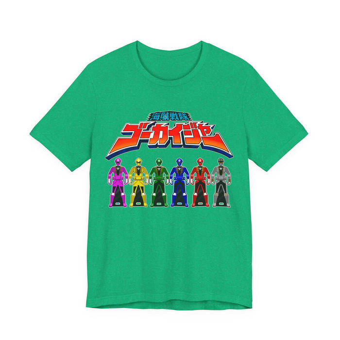 Gokaiger Ranger Keys Tee Super Sentai T Shirt Custom Graphic Art Cosplay Shirts Rangers Retro Vintage 90s