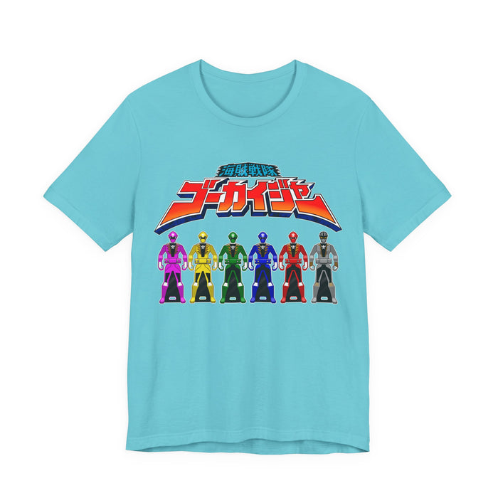 Gokaiger Ranger Keys Tee Super Sentai T Shirt Custom Graphic Art Cosplay Shirts Rangers Retro Vintage 90s