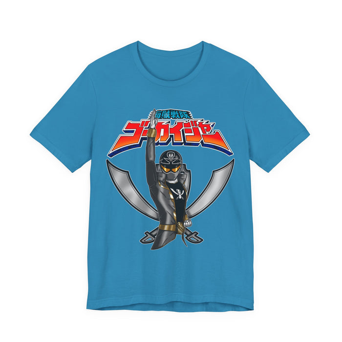 Gokaiger Silver Gokai Tee Super Sentai T Shirt Custom Graphic Art Cosplay Shirts Rangers Retro Vintage 90s