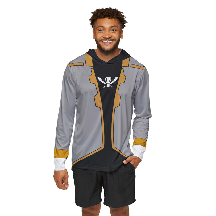 Gokaiger Silver Hoodie (Full Print) Lightweight, Breathable, workout, pull over, fitness Hoodie Super Sentai Custom