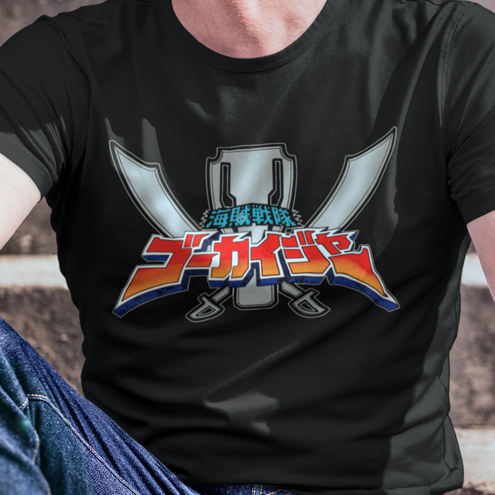 Gokaiger Super Sentai T Shirt Custom Graphic Art Cosplay Shirts Rangers Retro Vintage 90s