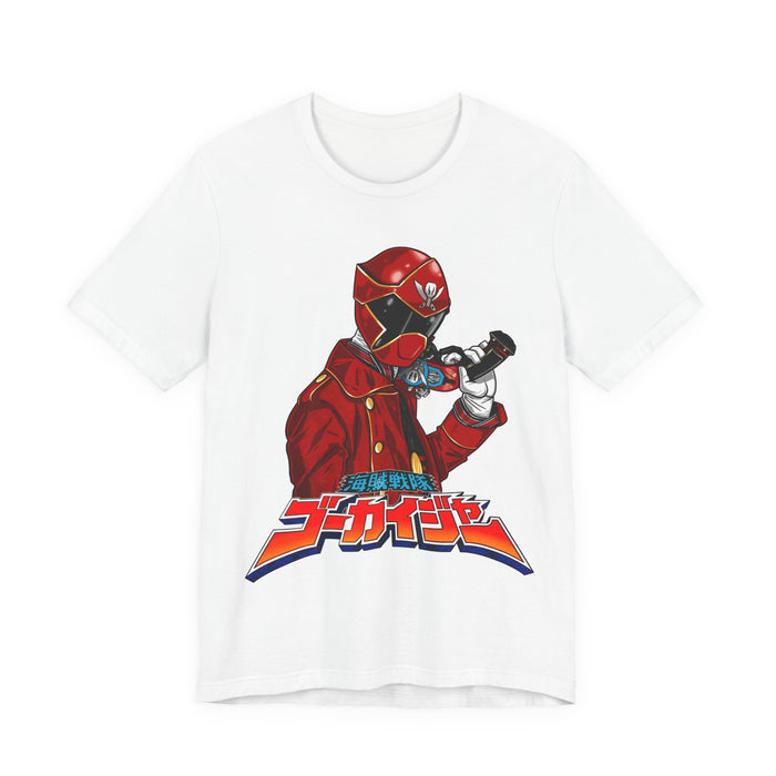 Gokaiger The Captian Tee Super Sentai T Shirt Custom Graphic Art Cosplay Shirts Rangers Retro Vintage 90s