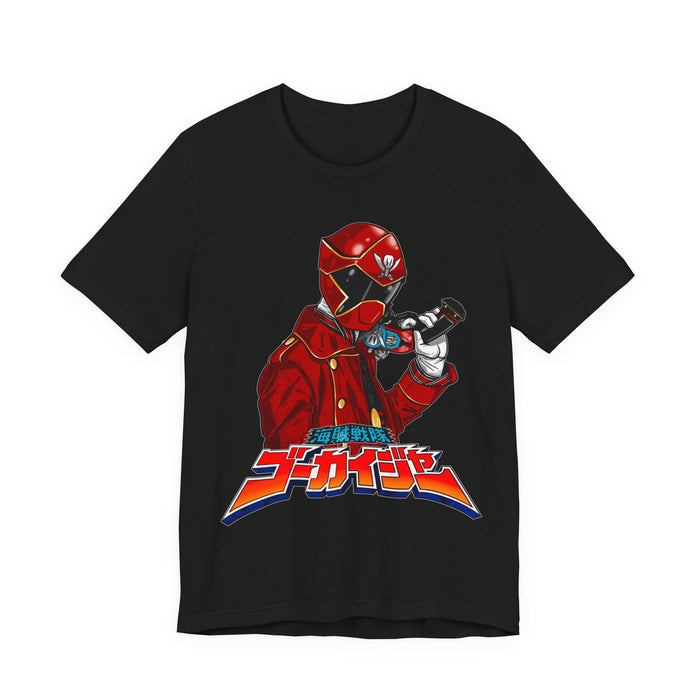 Gokaiger The Captian Tee Super Sentai T Shirt Custom Graphic Art Cosplay Shirts Rangers Retro Vintage 90s
