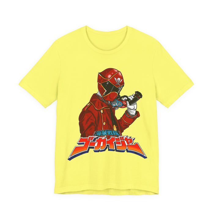 Gokaiger The Captian Tee Super Sentai T Shirt Custom Graphic Art Cosplay Shirts Rangers Retro Vintage 90s