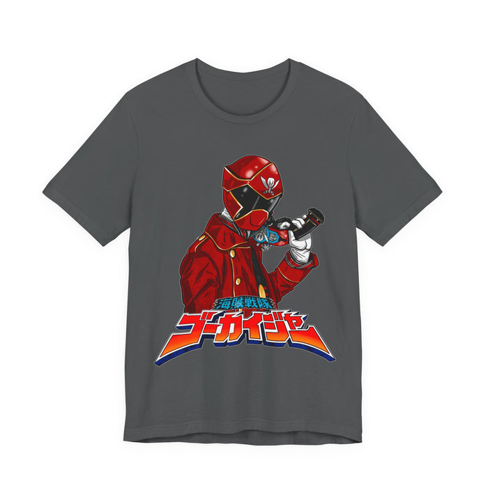 Gokaiger The Captian Tee Super Sentai T Shirt Custom Graphic Art Cosplay Shirts Rangers Retro Vintage 90s