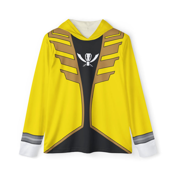 Gokaiger Yellow Hoodie (Full Print)  Lightweight, Breathable, workout, pull over, fitness Hoodie (Full Print) Super Sentai Custom