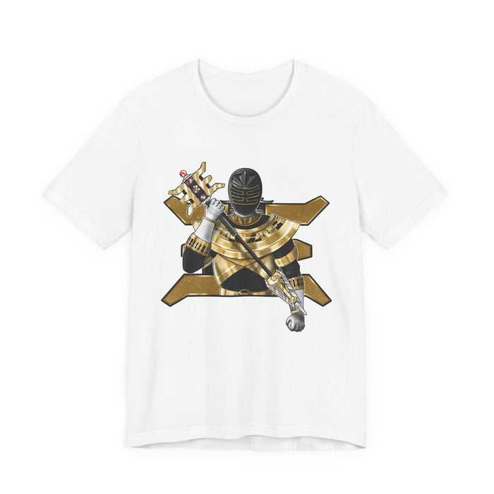 Gold Ranger Tee Super Sentai T Shirt Custom Graphic Art Cosplay Shirts Rangers Retro Vintage 90s