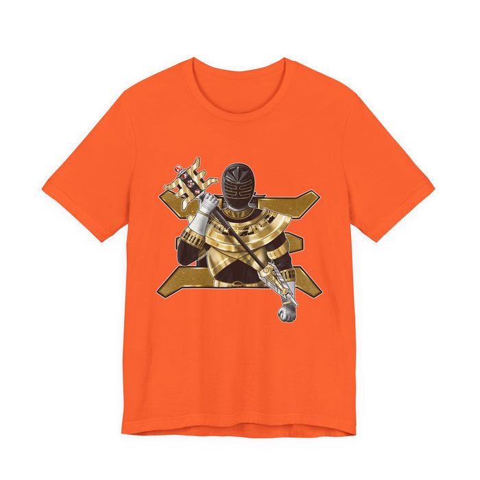 Gold Ranger Tee Super Sentai T Shirt Custom Graphic Art Cosplay Shirts Rangers Retro Vintage 90s