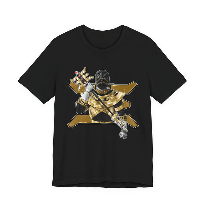Gold Ranger Tee Super Sentai T Shirt Custom Graphic Art Cosplay Shirts Rangers Retro Vintage 90s