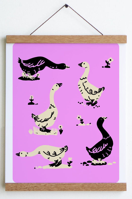 Goose Morning Print