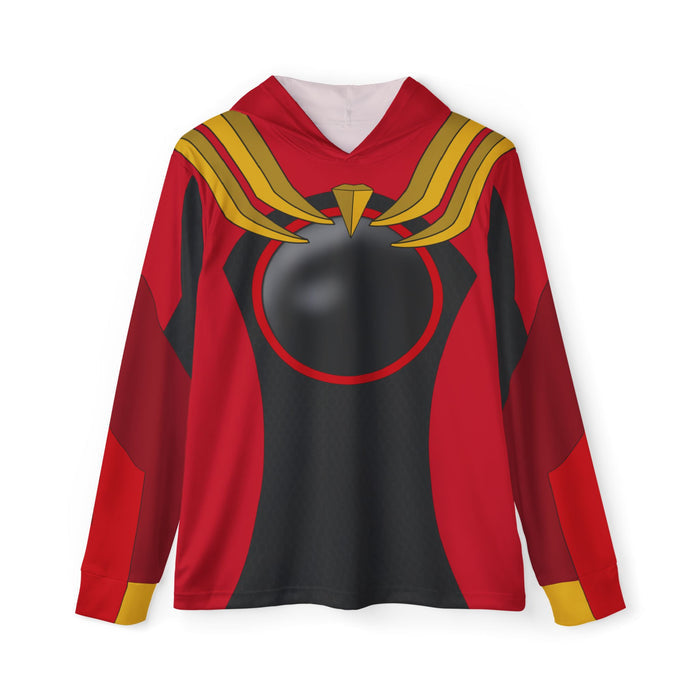 Gozyuger Red Hoodie (Full Print) Super Sentai Custom Lightweight, Breathable, Workout, Pull over, Fitness, Retro