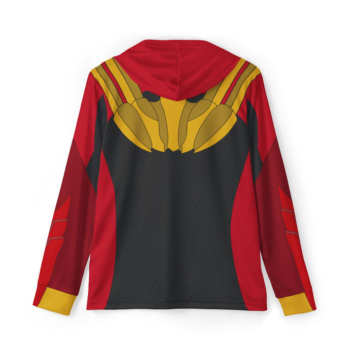Gozyuger Red Hoodie (Full Print) Super Sentai Custom Lightweight, Breathable, Workout, Pull over, Fitness, Retro