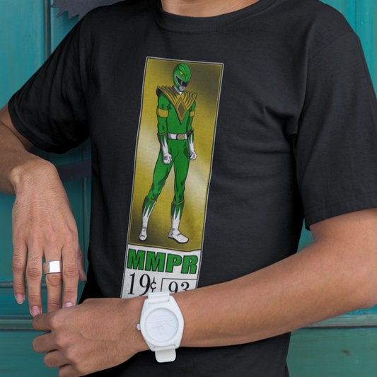 Green Ranger Corner Box Tee Super Sentai T Shirt Custom Graphic Art Cosplay Shirts Rangers Retro Vintage 90s