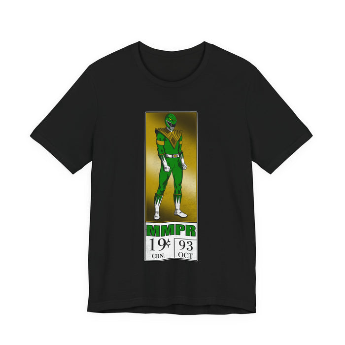 Green Ranger Corner Box Tee Super Sentai T Shirt Custom Graphic Art Cosplay Shirts Rangers Retro Vintage 90s