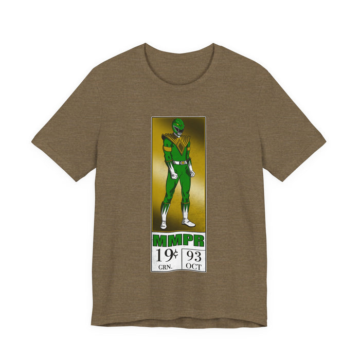 Green Ranger Corner Box Tee Super Sentai T Shirt Custom Graphic Art Cosplay Shirts Rangers Retro Vintage 90s