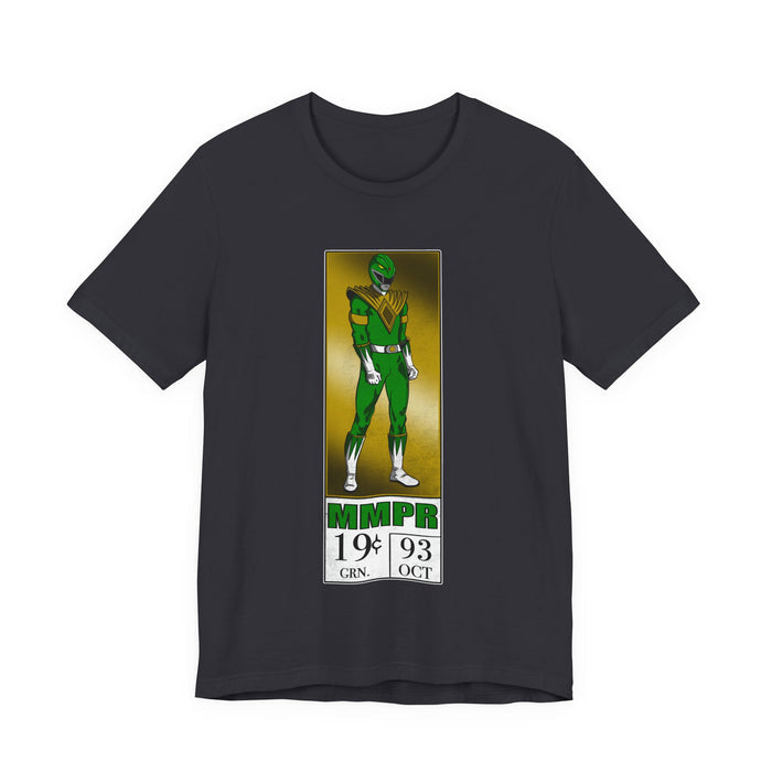 Green Ranger Corner Box Tee Super Sentai T Shirt Custom Graphic Art Cosplay Shirts Rangers Retro Vintage 90s