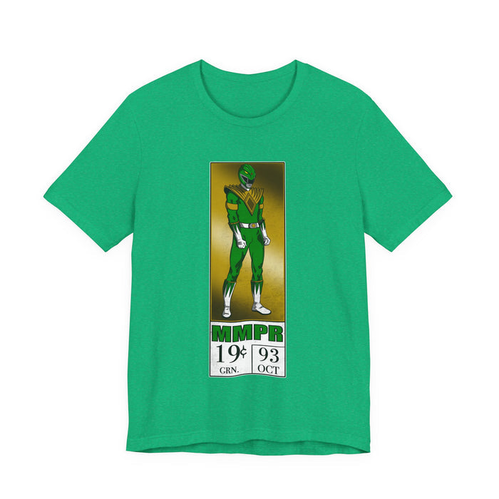 Green Ranger Corner Box Tee Super Sentai T Shirt Custom Graphic Art Cosplay Shirts Rangers Retro Vintage 90s