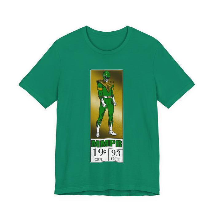 Green Ranger Corner Box Tee Super Sentai T Shirt Custom Graphic Art Cosplay Shirts Rangers Retro Vintage 90s