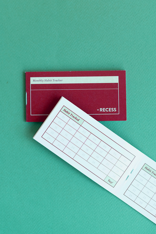 Habit Tracker Mini Booklet