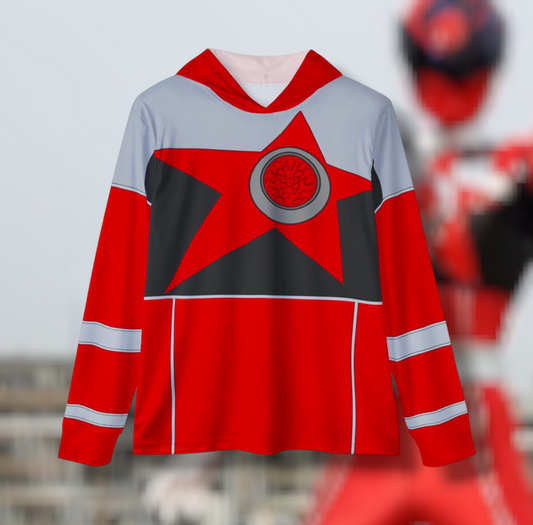Super Sentai Inspired Hebitsukai / red ranger costume hoodie