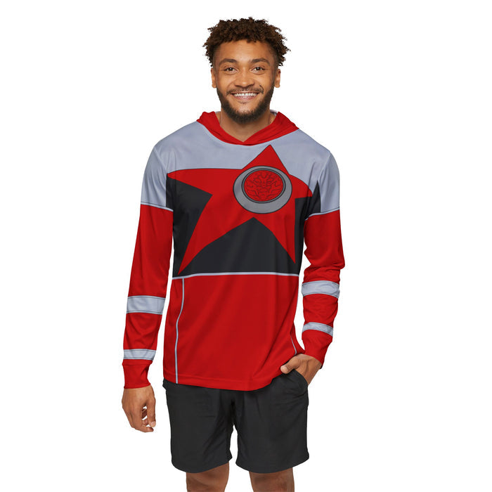 Hebitsukai Red Ranger Hoodie (Full Print) Super Sentai Custom Lightweight, Breathable, workout, pull over, fitness Hoodie