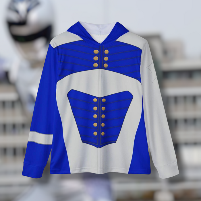 Super Sentai Inspired Hebitsukai Silverranger costume hoodie