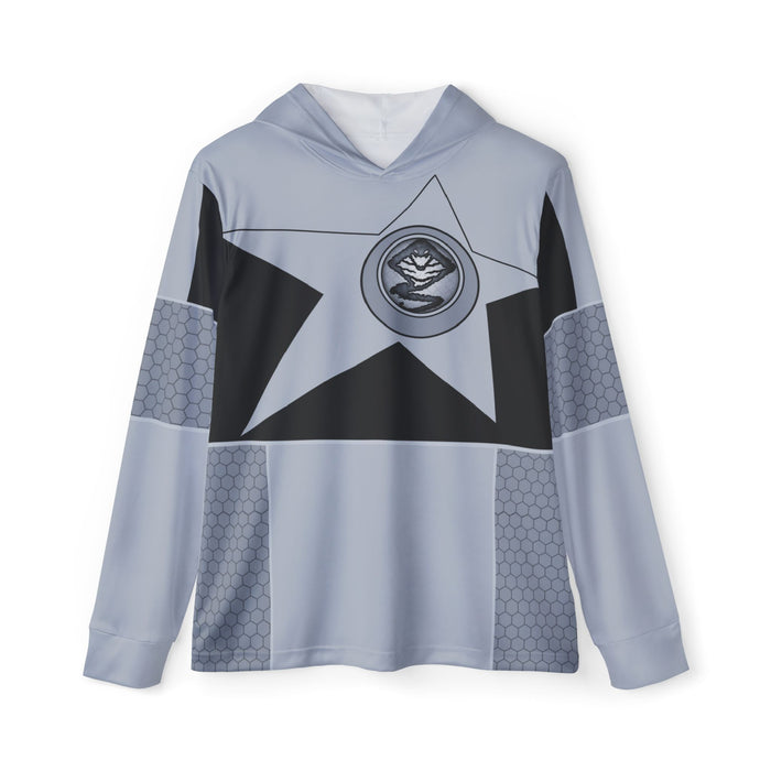 Hebitsukai Silver Ranger Hoodie (Full Print) Super Sentai Custom Lightweight, Breathable, Workout, Pull over, Fitness, Retro 90s