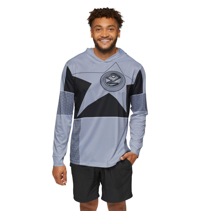 Hebitsukai Silver Ranger Hoodie (Full Print) Super Sentai Custom Lightweight, Breathable, Workout, Pull over, Fitness, Retro 90s