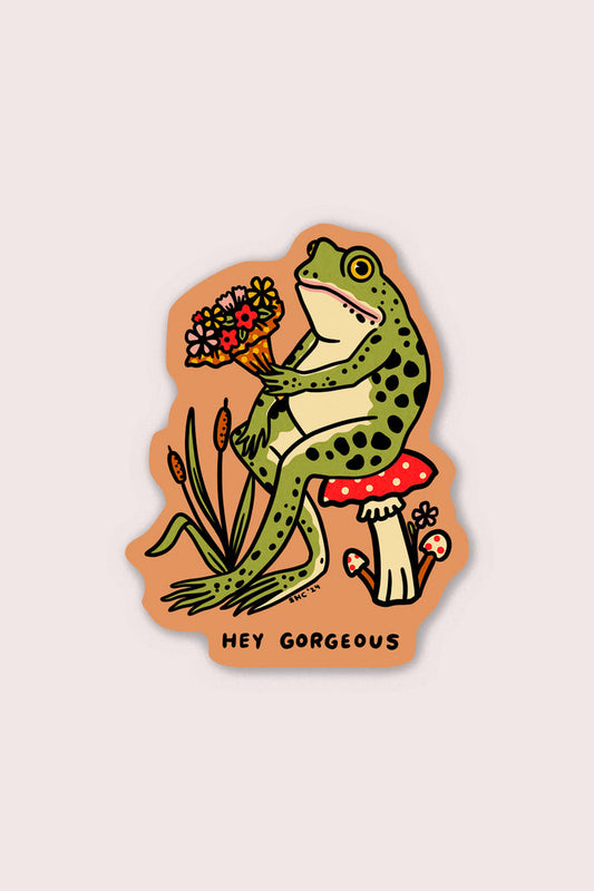Hey Gorgeous Vinyl Sticker